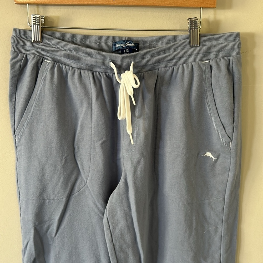 Tommy Bahama Island Sleepwear Collection Mens Day Wear Jogger Pants Blue Sz L - Picture 2 of 9